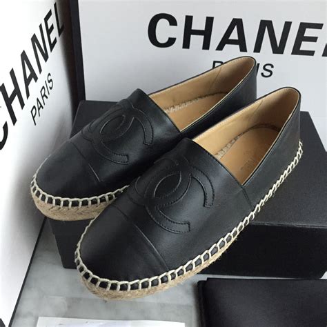 chanel replica esprilles|how to spot chanel espadrilles.